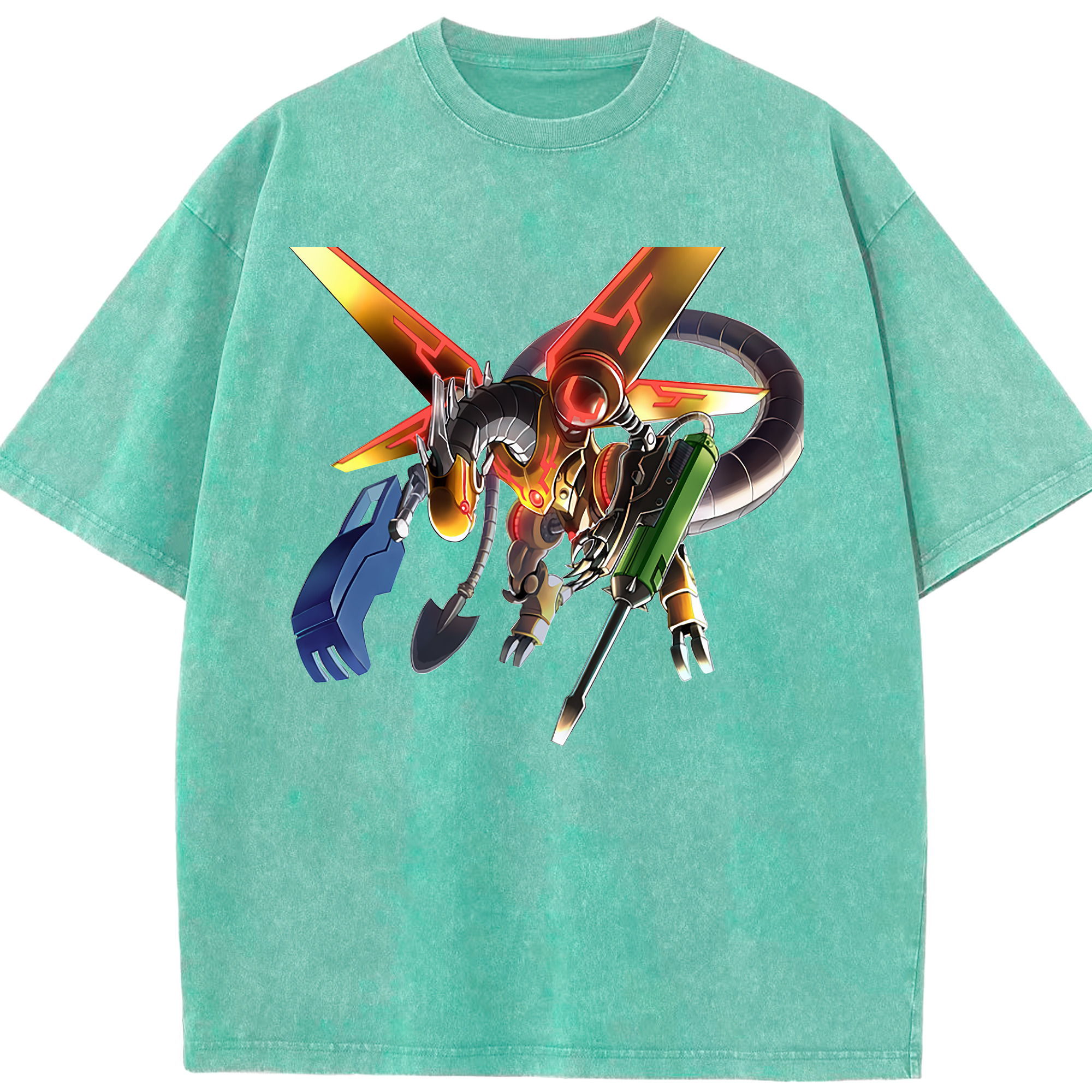 （画像用） 遊☆戯☆王 Yu-Gi-Oh! 綿100% ヴィンテージ風 半袖Tシャツ（フロントプリント）
